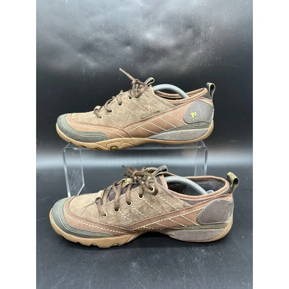 Merrell Mimosa Lace Cocoa Brown Hiking Trail Shoes Womens Size 8 J68164